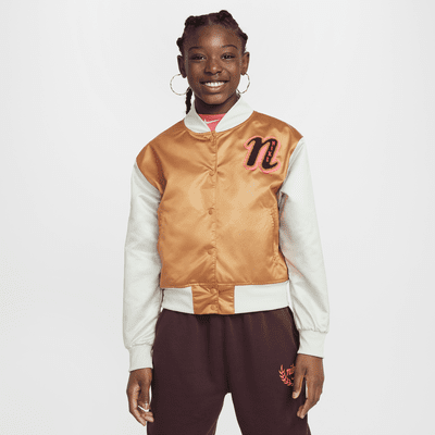 Chamarra universitaria para niña Nike Sportswear