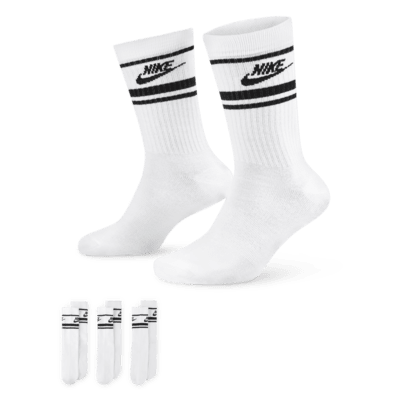 white nike socks with air force ones