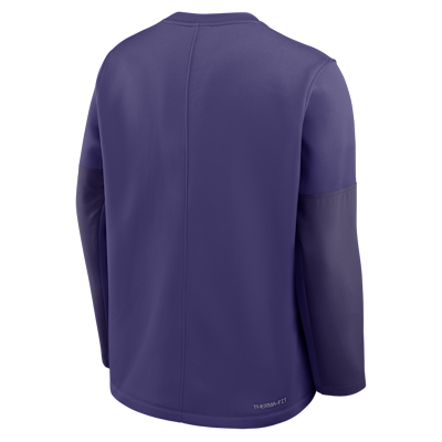 Clemson Sideline Coach Men's Nike Therma-FIT College Long-Sleeve T-Shirt