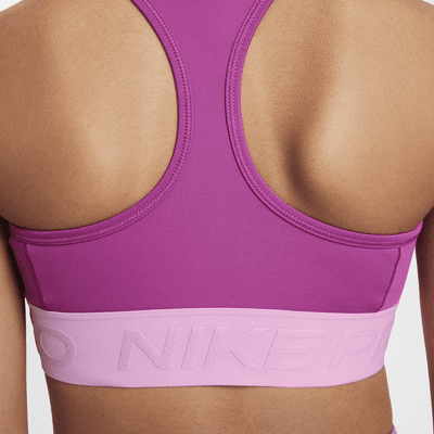 Bra deportivo para niña Nike Pro Swoosh