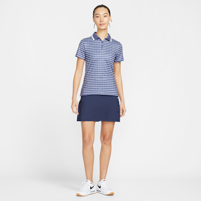 나이키 투어 여성 드라이 핏 반팔 프린트 골프 폴로