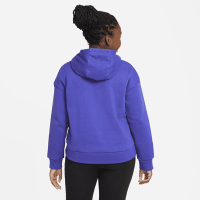 Nike Sportswear Big Kids' (Girls') Fleece Hoodie (Extended Size)