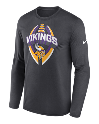 Мужская футболка Minnesota Vikings Legend Icon Nike Dri-FIT NFL Long-Sleeve