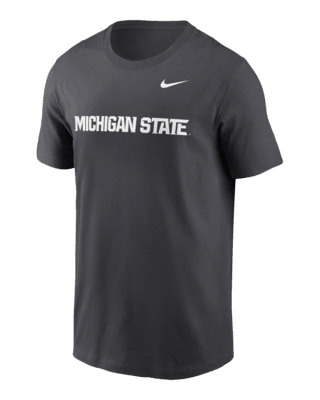 Мужская футболка Michigan State Spartans Primetime Wordmark Nike College