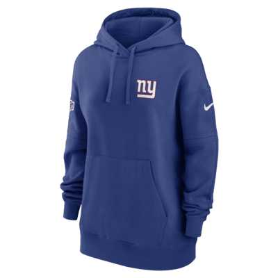 Nike Sideline Club (NFL New York Giants) Women's Pullover Hoodie.