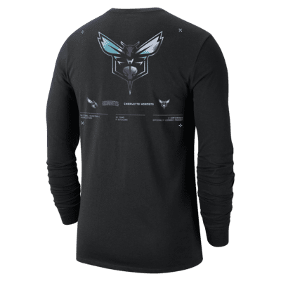 Charlotte Hornets Men's Jordan NBA Long-Sleeve T-Shirt