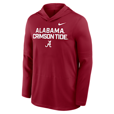 Alabama Sideline Men's Nike Dri-FIT College Long-Sleeve Hooded Top