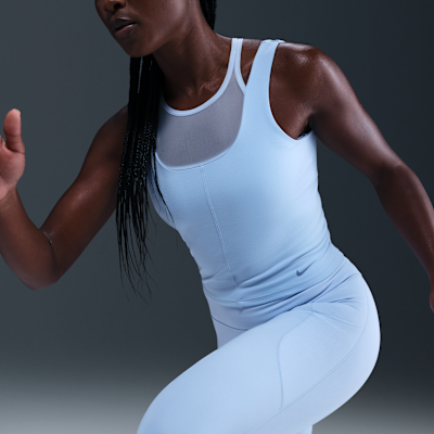 Camiseta de tirantes Dri-FIT cropped para mujer Nike One Fitted