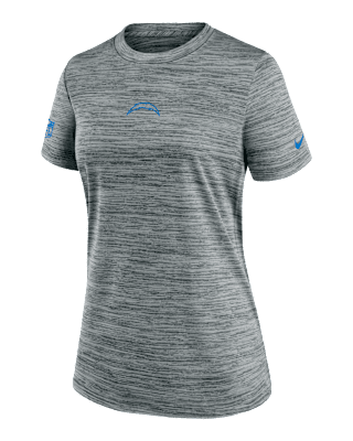 Женская футболка Los Angeles Chargers Sideline Team Issue Velocity Nike Dri-FIT NFL