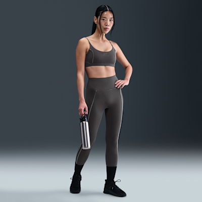 สปอร์ตบราผู้หญิงซัพพอร์ตระดับต่ำเสริมฟองน้ำ Nike One