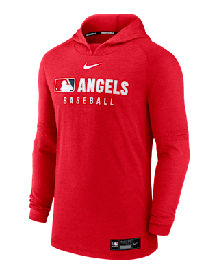 Мужское худи Los Angeles Angels Authentic Collection Nike Dri-FIT MLB Pullover Hoodie