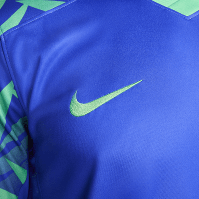 Nike Brazil 2023 Away Replica Jersey, Men's, Medium, Blue