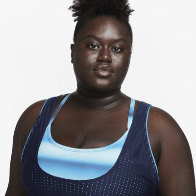 Nike Swim Women's Convertible Layered Tankini Top (Plus Size)