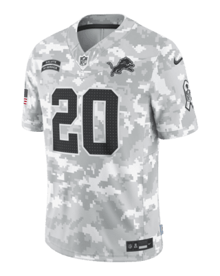 Мужские джерси Barry Sanders Detroit Lions Salute to Service Nike Dri-FIT NFL Limited Jersey