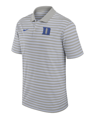 Мужские  Duke Blue Devils Primetime Victory Striped Nike Dri-FIT College Polo