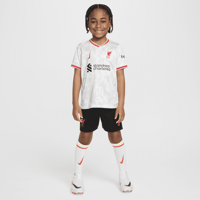 Tercera equipación Stadium Liverpool FC 2024/25 Equipación de tres piezas Replica Nike Football - Niño/a pequeño/a