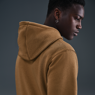 Fleecehuvtröja Nike Club för män