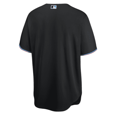 black miami baseball jersey