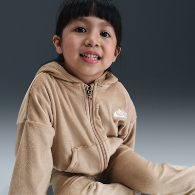 Nike Toddler 2-Piece Velour Flared Leggings Set