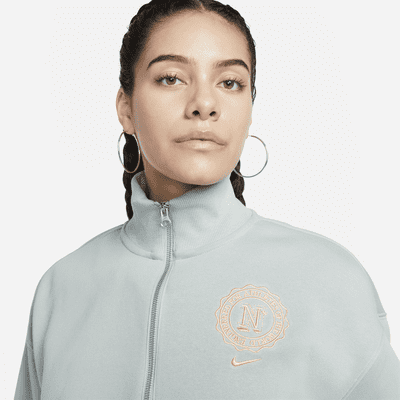 Nike Sportswear Phoenix Fleece Heritage Women's Oversized 1/2-Zip Crop Sweatshirt