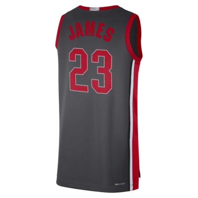 Nike College Dri-FIT (Ohio State) (LeBron James) Men's Limited Jersey