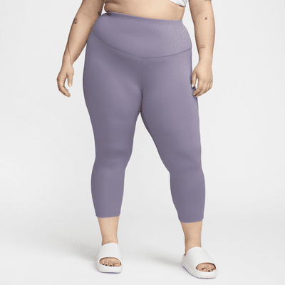 Nike One Women's High-Waisted Crop Leggings (Plus Size)