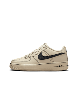 Nike Air Force 1 sneaker Light Khaki/Zwart