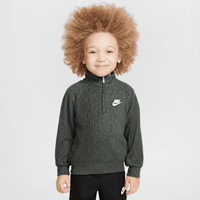 Nike Sportswear Toddler Cable Knit Half-Zip