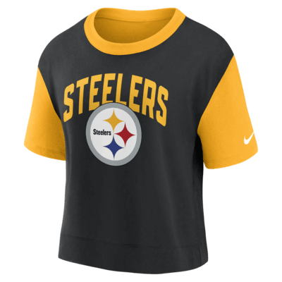 Nike Fashion (NFL Pittsburgh Steelers) Women's High-Hip T-Shirt