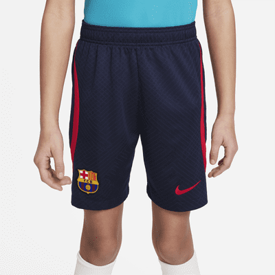 Shorts de fútbol Nike Dri-FIT para niños talla grande FC Barcelona Strike