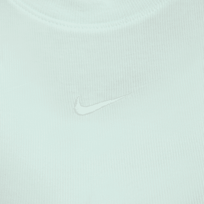 Nike Sportswear Chill Knit Women's Tight Cropped Mini-Rib Tank Top ...