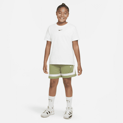 Nike Dri-FIT Fly Crossover Big Kids' (Girls') Basketball Shorts (Extended Size)