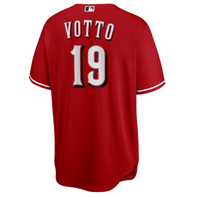 Men's Nike Joey Votto White Cincinnati Reds Home Replica Player Name Jersey  