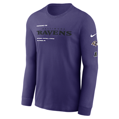 Baltimore Ravens Play To Win Essential Men's Nike NFL Long-Sleeve T-Shirt