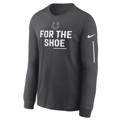 Nike Team Slogan (NFL Indianapolis Colts) Men's Long-Sleeve T-Shirt ...