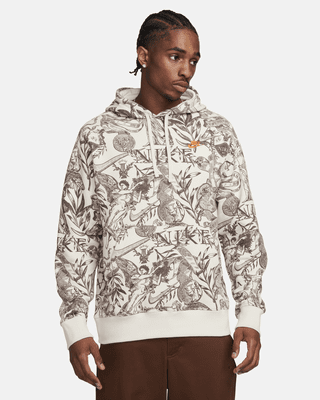 Мужское худи Nike Sportswear Club Fleece Pullover Printed Hoodie