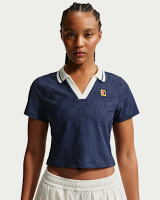 NikeCourt Court Collection Women's Dri-FIT Cropped Tennis Polo