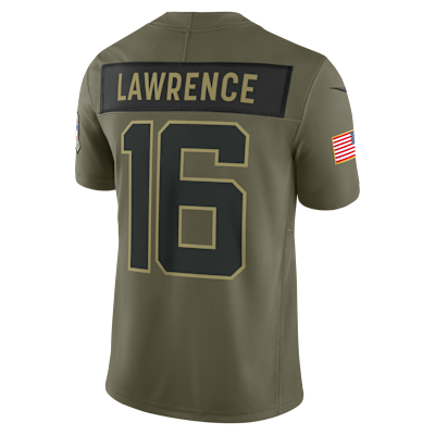 Trevor Lawrence Jacksonville Jaguars Salute to Service Men's Nike Dri-FIT NFL Limited Jersey