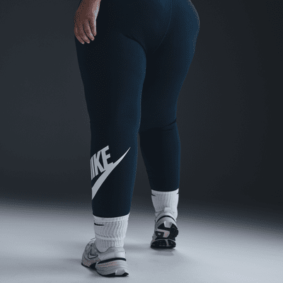 Leggings con gráfico de tiro alto para mujer (talla grande) Nike Sportswear Classics