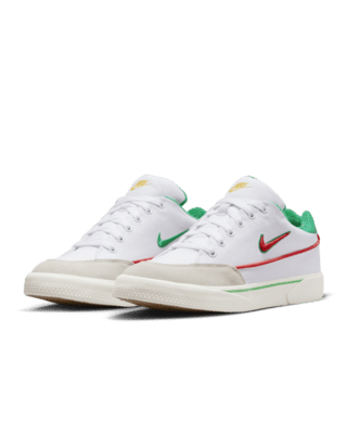 nike white green swoosh