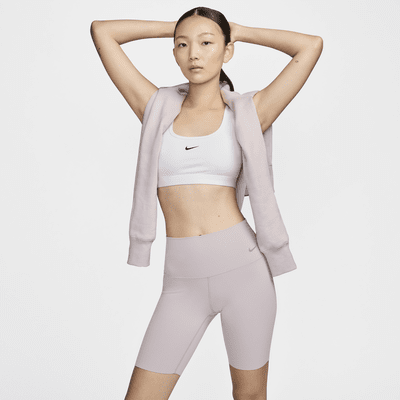 Shorts de ciclista de cintura alta de 20 cm con soporte suave para mujer Nike Zenvy