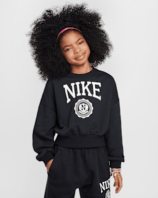 Детский свитшот Nike Sportswear Club Girls' French Terry Crew-Neck