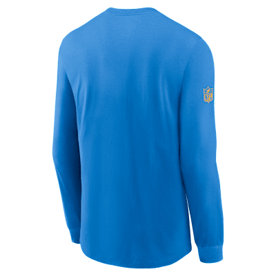 Los Angeles Chargers Sideline Team Issue Men's Nike Dri-FIT NFL Long-Sleeve T-Shirt