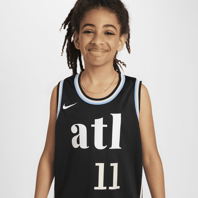 Trae Young Atlanta Hawks 2023/24 City Edition Older Kids' Nike Dri-FIT NBA Swingman Jersey
