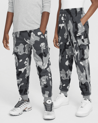 Подростковые  Nike Sportswear Club Fleece Big Kids' Camo Cargo Pants