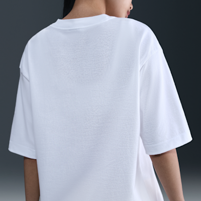 เสื้อยืดแขนสั้นขนาดโอเวอร์ไซส์ผู้หญิง Nike Sportswear
