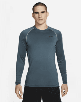 nike pro combat fitted long sleeve shirt