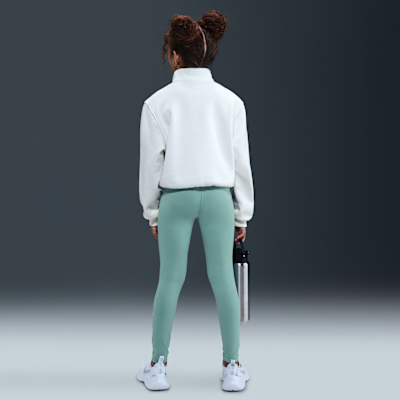Legíny Nike One Dri-FIT s vysokým pasem pro větší děti (dívky)