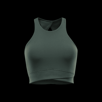 Brassière de sport à col montant, maintien léger et doublure légère Nike One Twist pour femme