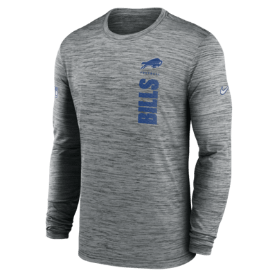 Buffalo Bills Sideline Velocity Men's Nike Dri-FIT NFL Long-Sleeve T-Shirt